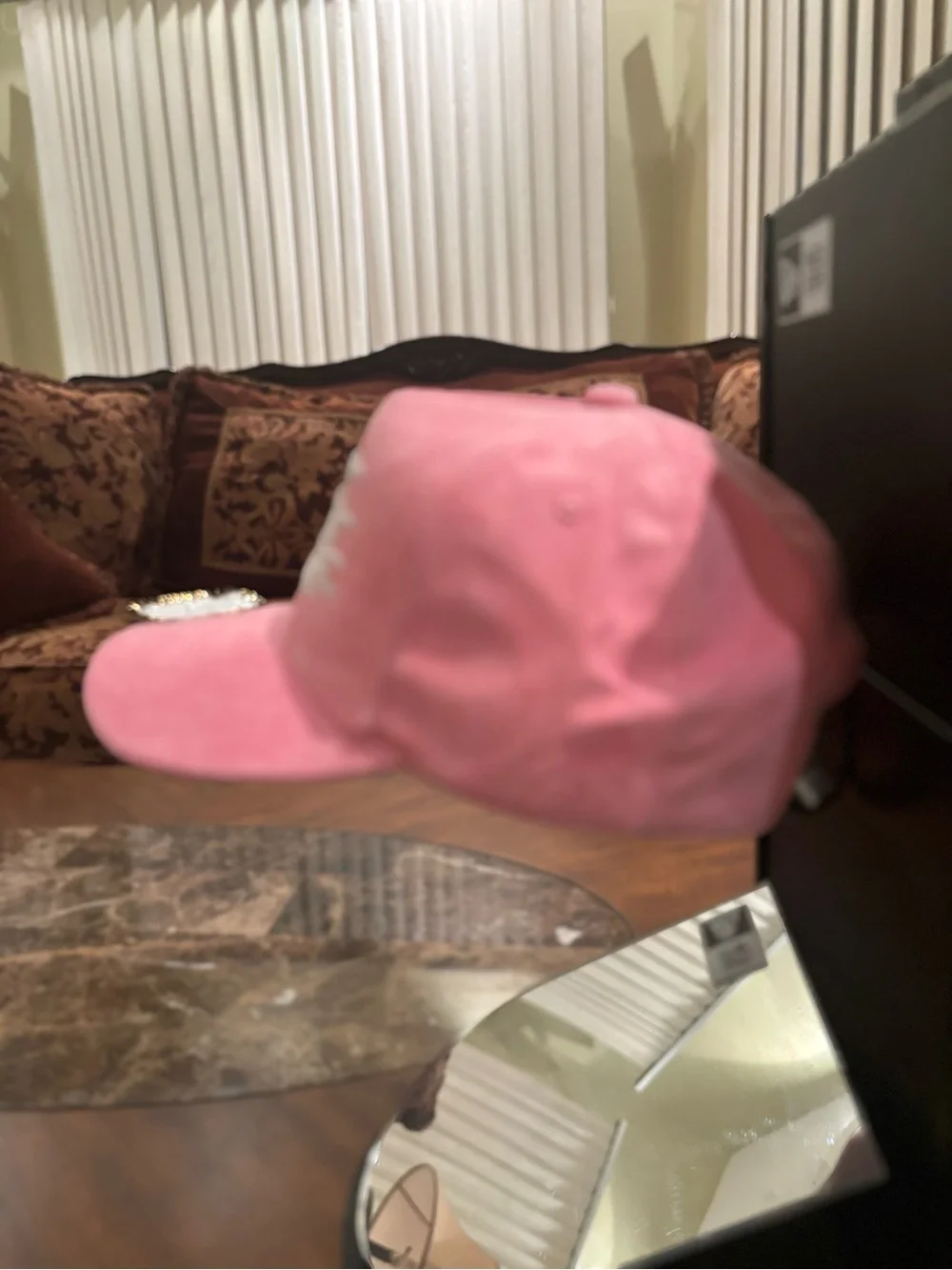 New York Yankees All Pink Suede SnapBack Hat